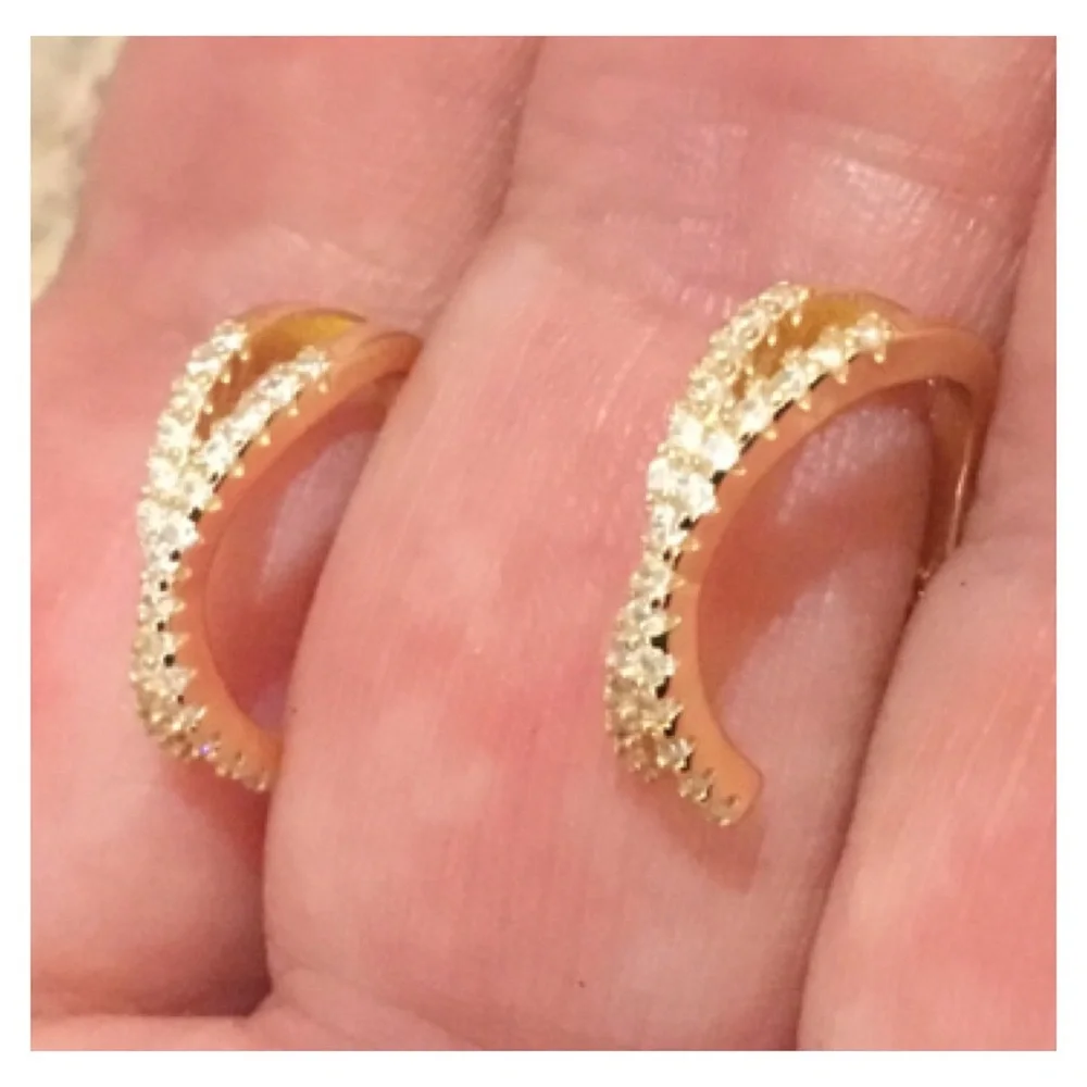 KRFY 14K Sterling Silver Earrings in Box